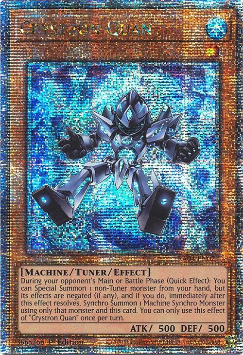 Crystron Quan [RA04-EN021] Quarter Century Secret Rare | Gear Gaming Bentonville