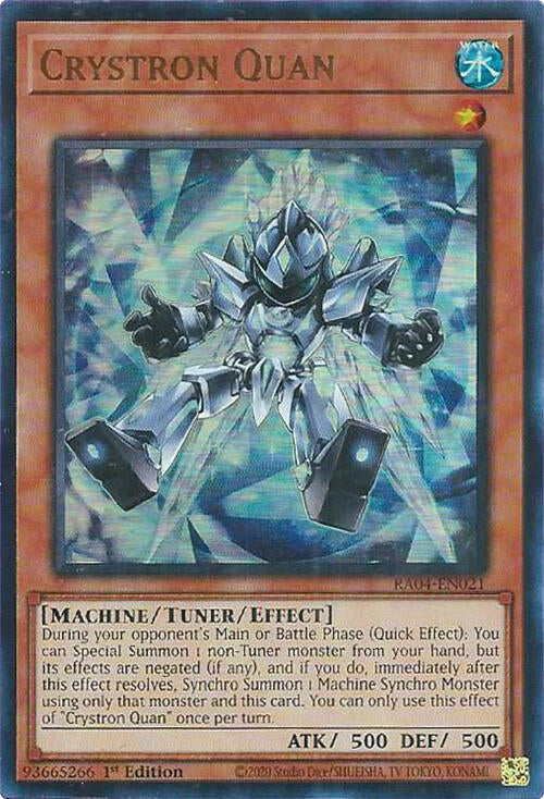 Crystron Quan [RA04-EN021] Ultra Rare | Gear Gaming Bentonville
