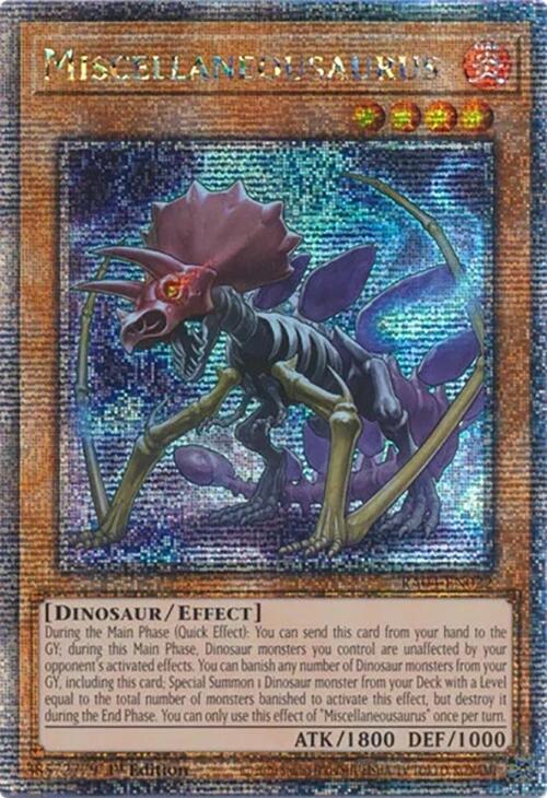 Miscellaneousaurus [RA04-EN022] Quarter Century Secret Rare | Gear Gaming Bentonville