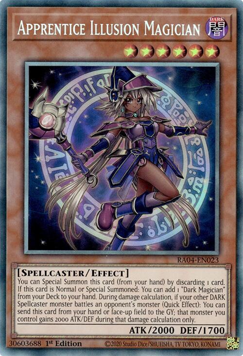 Apprentice Illusion Magician [RA04-EN023] Prismatic Collector's Rare | Gear Gaming Bentonville