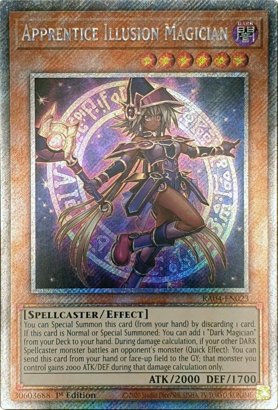 Apprentice Illusion Magician [RA04-EN023] Platinum Secret Rare | Gear Gaming Bentonville