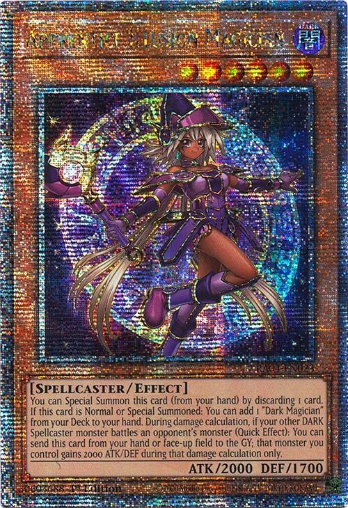 Apprentice Illusion Magician [RA04-EN023] Quarter Century Secret Rare | Gear Gaming Bentonville