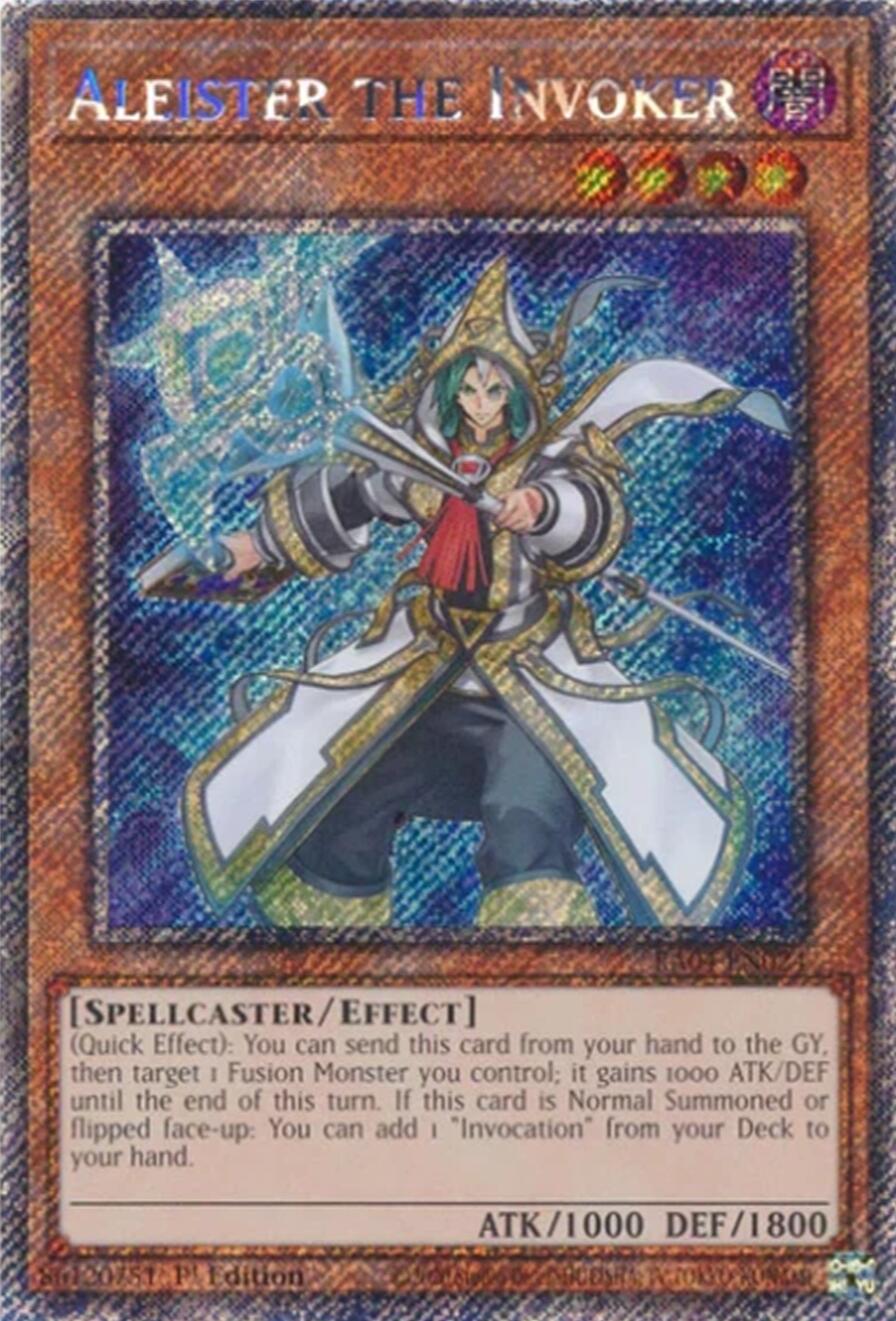 Aleister the Invoker (Alternate Art) [RA04-EN024] Platinum Secret Rare | Gear Gaming Bentonville
