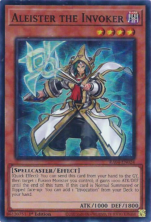 Aleister the Invoker (Alternate Art) [RA04-EN024] Super Rare | Gear Gaming Bentonville