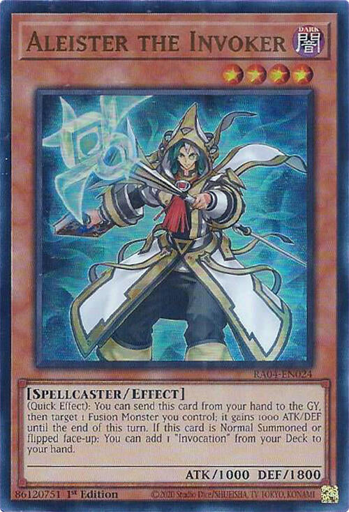 Aleister the Invoker (Alternate Art) [RA04-EN024] Ultra Rare | Gear Gaming Bentonville