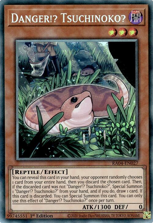Danger!? Tsuchinoko? [RA04-EN027] Prismatic Collector's Rare | Gear Gaming Bentonville