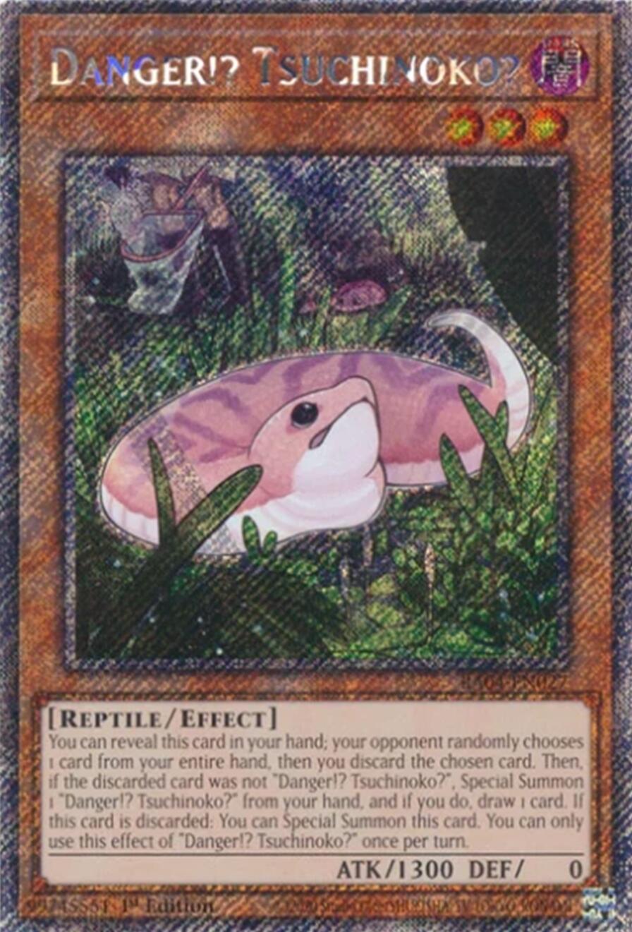 Danger!? Tsuchinoko? [RA04-EN027] Platinum Secret Rare | Gear Gaming Bentonville