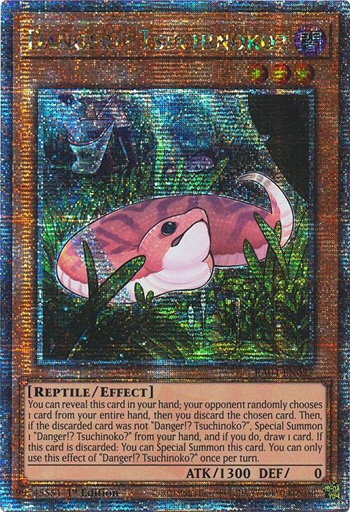 Danger!? Tsuchinoko? [RA04-EN027] Quarter Century Secret Rare | Gear Gaming Bentonville