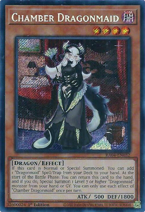 Chamber Dragonmaid [RA04-EN032] Secret Rare | Gear Gaming Bentonville