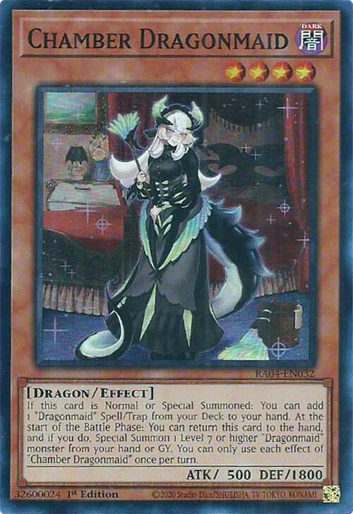 Chamber Dragonmaid [RA04-EN032] Super Rare | Gear Gaming Bentonville