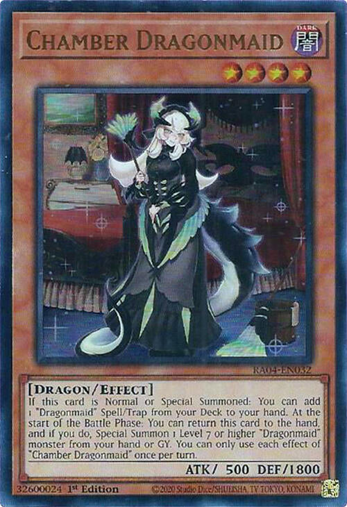 Chamber Dragonmaid [RA04-EN032] Ultra Rare | Gear Gaming Bentonville