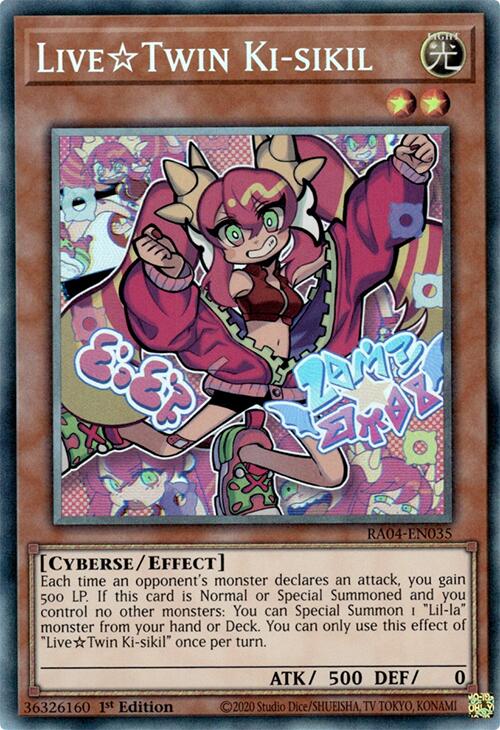 LiveTwin Ki-sikil [RA04-EN035] Prismatic Collector's Rare | Gear Gaming Bentonville
