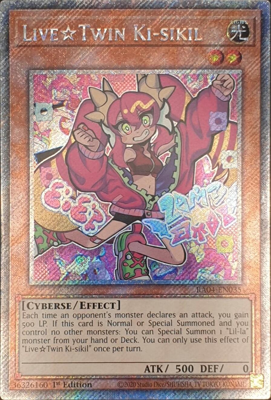 LiveTwin Ki-sikil [RA04-EN035] Platinum Secret Rare | Gear Gaming Bentonville