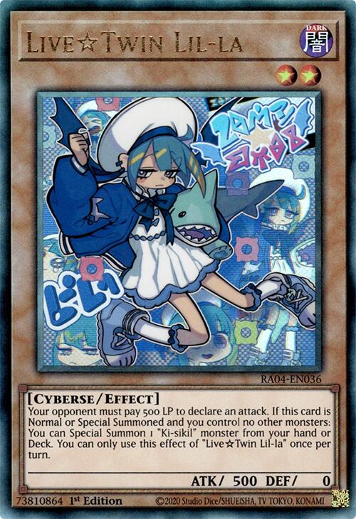 LiveTwin Lil-la [RA04-EN036] Prismatic Ultimate Rare | Gear Gaming Bentonville