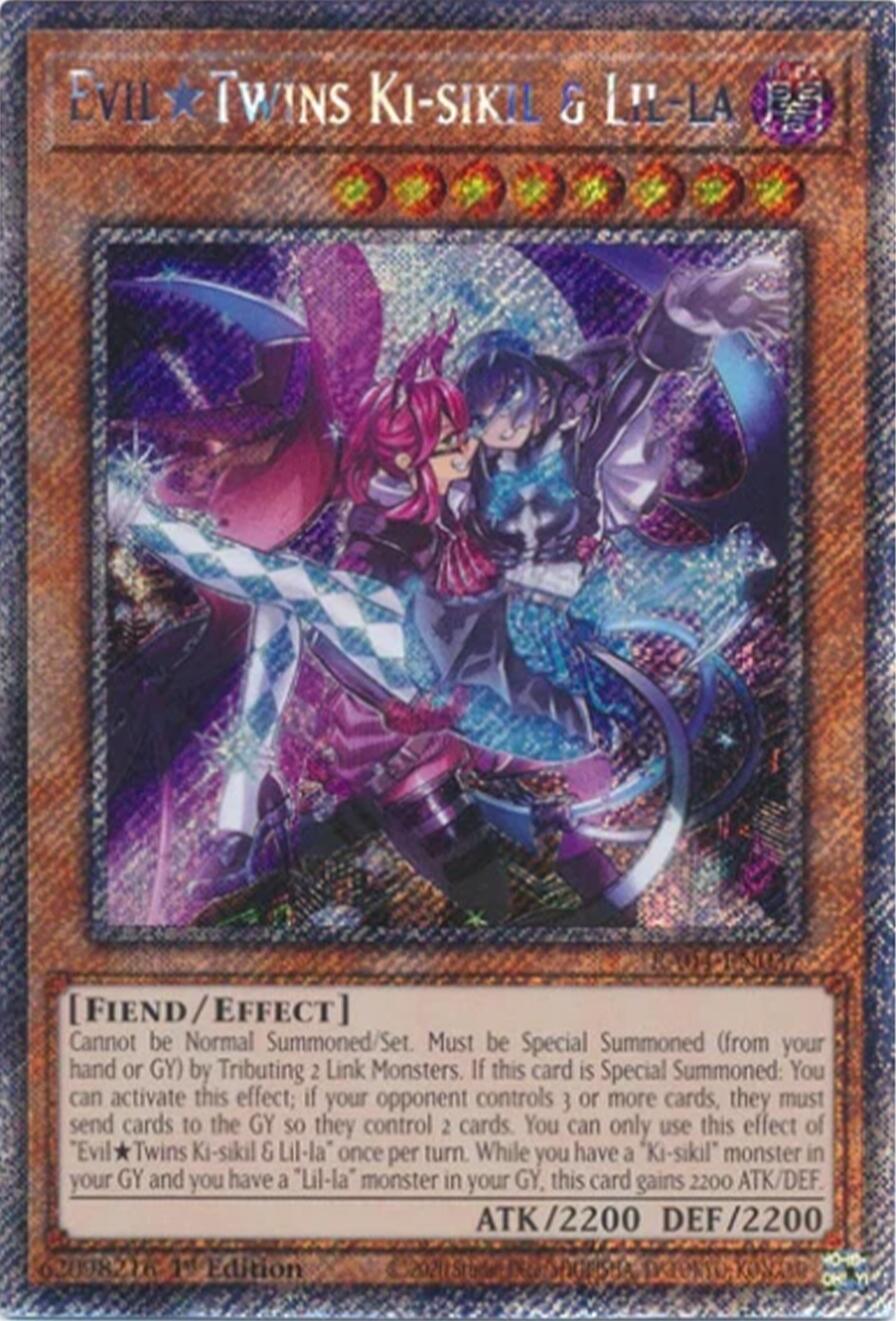 EvilTwins Ki-sikil & Lil-la [RA04-EN037] Platinum Secret Rare | Gear Gaming Bentonville