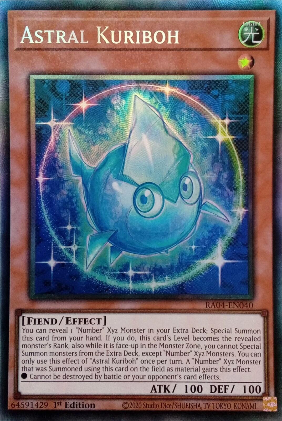 Astral Kuriboh [RA04-EN040] Prismatic Collector's Rare | Gear Gaming Bentonville