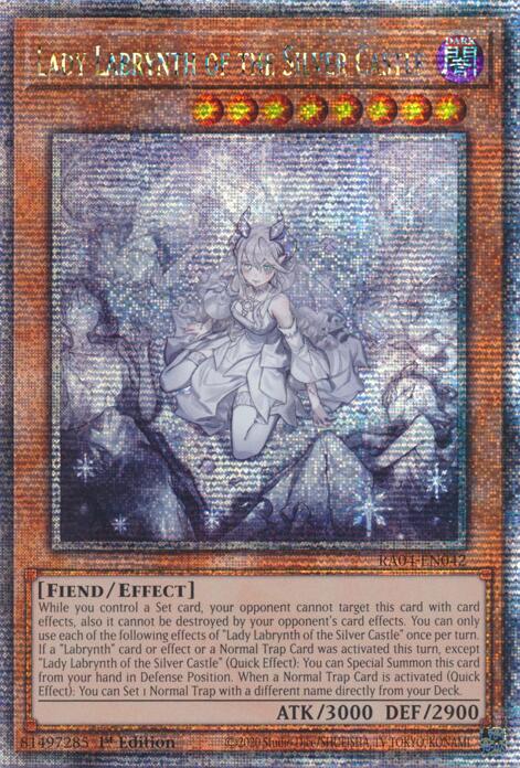 Lady Labrynth of the Silver Castle (New Art) [RA04-EN042] Quarter Century Secret Rare | Gear Gaming Bentonville
