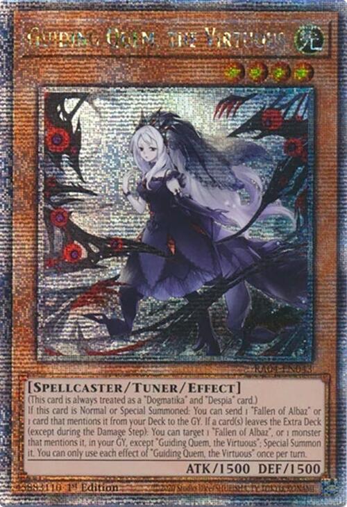 Guiding Quem, the Virtuous [RA04-EN043] Quarter Century Secret Rare | Gear Gaming Bentonville
