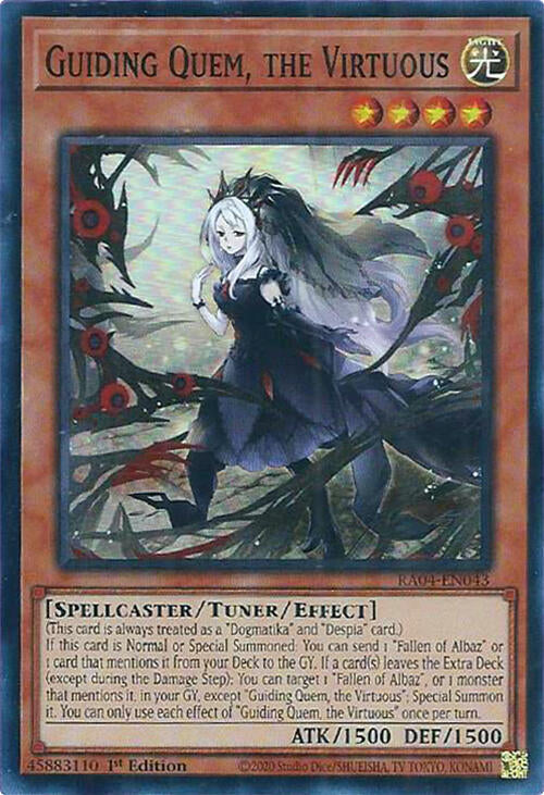 Guiding Quem, the Virtuous [RA04-EN043] Super Rare | Gear Gaming Bentonville
