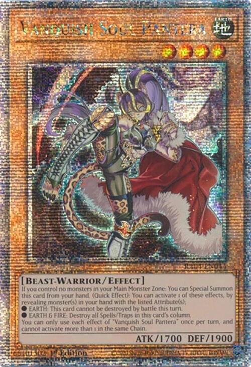 Vanquish Soul Pantera [RA04-EN044] Quarter Century Secret Rare | Gear Gaming Bentonville
