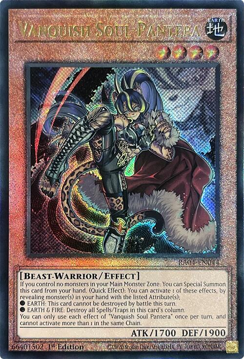 Vanquish Soul Pantera [RA04-EN044] Prismatic Ultimate Rare | Gear Gaming Bentonville