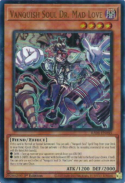 Vanquish Soul Dr. Mad Love [RA04-EN045] Ultra Rare | Gear Gaming Bentonville