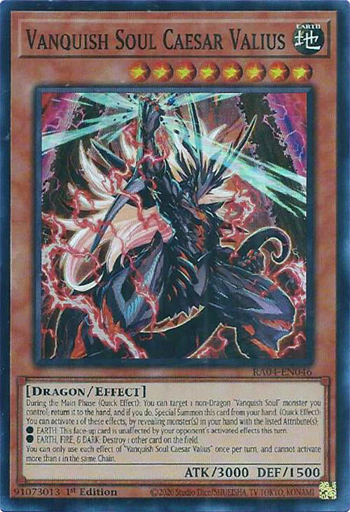 Vanquish Soul Caesar Valius [RA04-EN046] Super Rare | Gear Gaming Bentonville