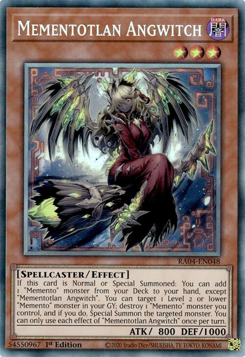 Mementotlan Angwitch [RA04-EN048] Prismatic Collector's Rare | Gear Gaming Bentonville
