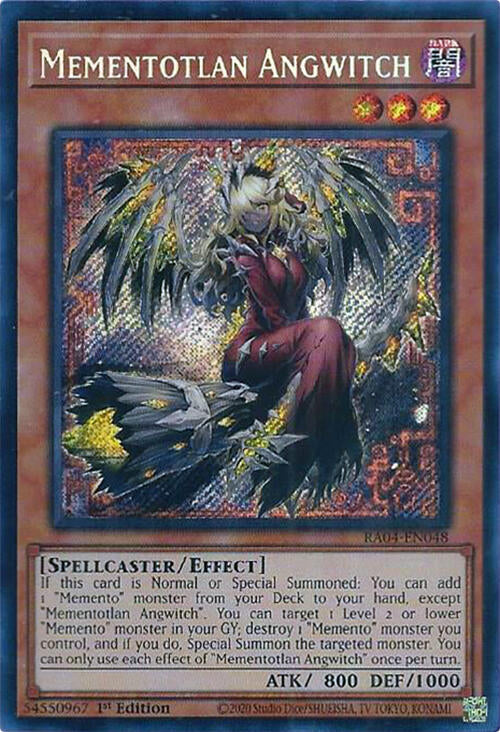 Mementotlan Angwitch [RA04-EN048] Secret Rare | Gear Gaming Bentonville