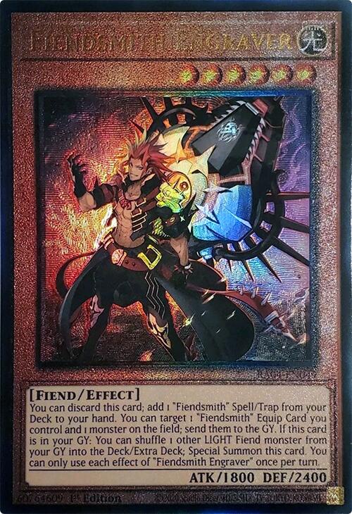 Fiendsmith Engraver [RA04-EN049] Prismatic Ultimate Rare | Gear Gaming Bentonville