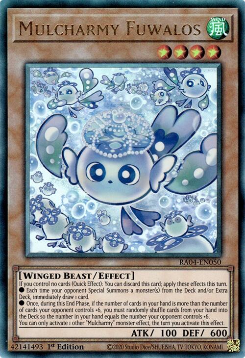 Mulcharmy Fuwalos [RA04-EN050] Prismatic Ultimate Rare | Gear Gaming Bentonville