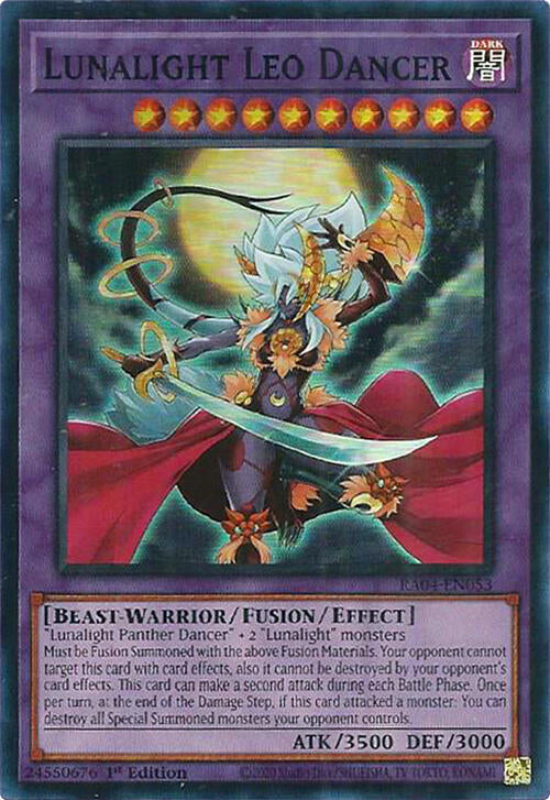 Lunalight Leo Dancer [RA04-EN053] Super Rare | Gear Gaming Bentonville