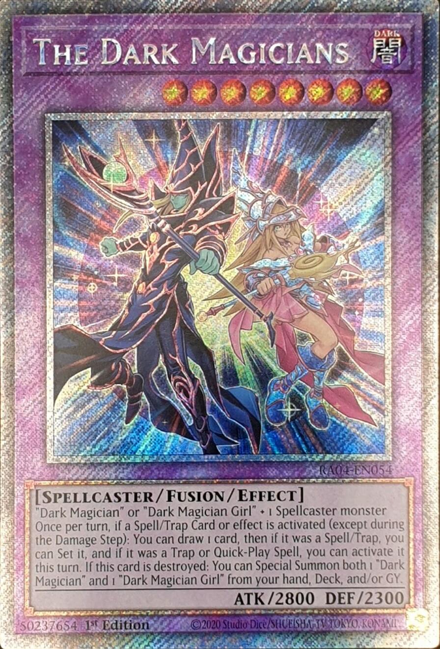 The Dark Magicians [RA04-EN054] Platinum Secret Rare | Gear Gaming Bentonville