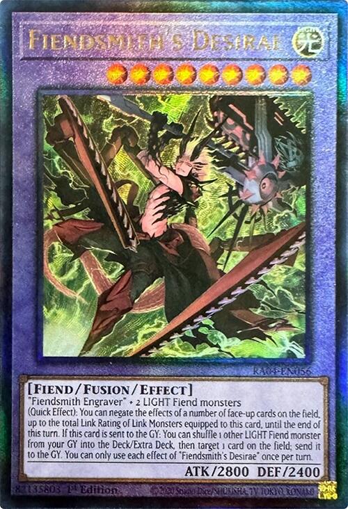 Fiendsmith's Desirae [RA04-EN056] Prismatic Ultimate Rare | Gear Gaming Bentonville