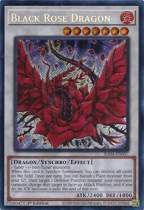 Black Rose Dragon [RA04-EN057] Secret Rare | Gear Gaming Bentonville