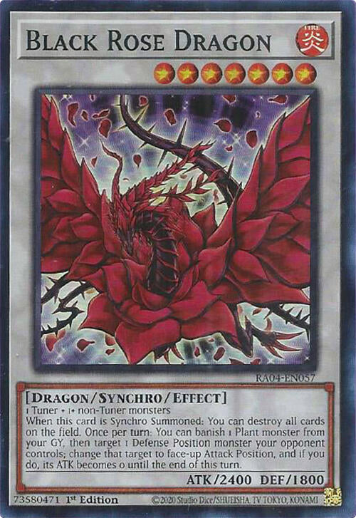 Black Rose Dragon [RA04-EN057] Super Rare | Gear Gaming Bentonville