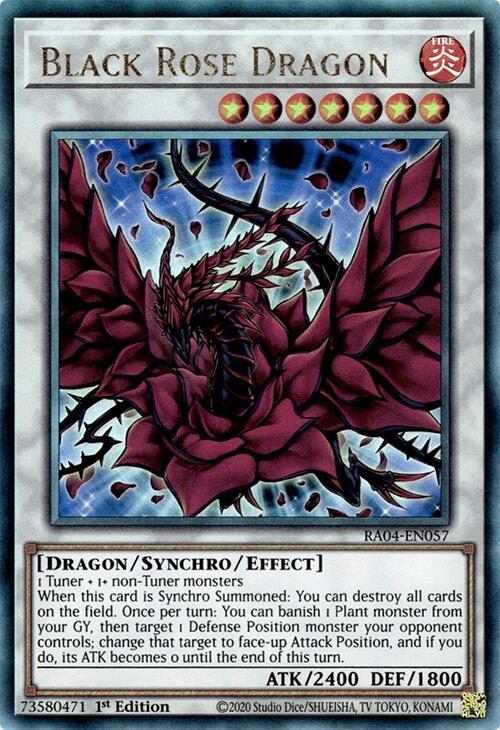 Black Rose Dragon [RA04-EN057] Prismatic Ultimate Rare | Gear Gaming Bentonville