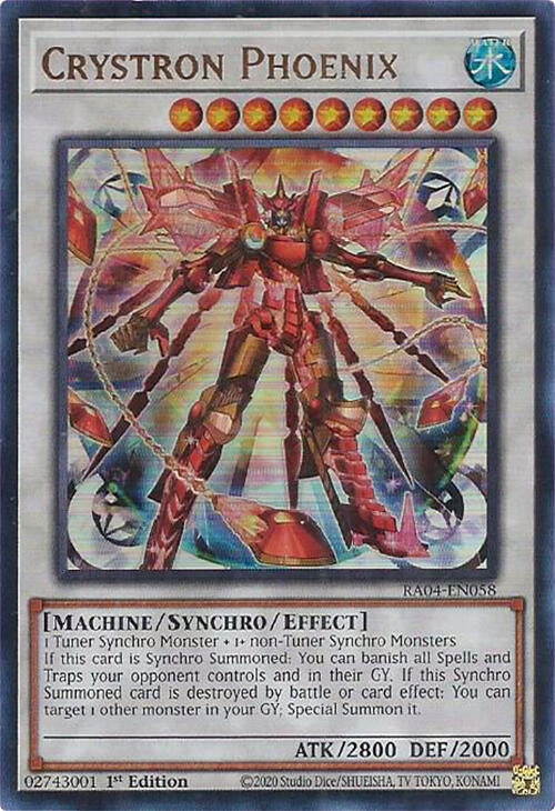 Crystron Phoenix [RA04-EN058] Ultra Rare | Gear Gaming Bentonville