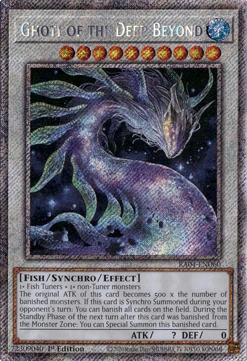 Ghoti of the Deep Beyond [RA04-EN060] Platinum Secret Rare | Gear Gaming Bentonville