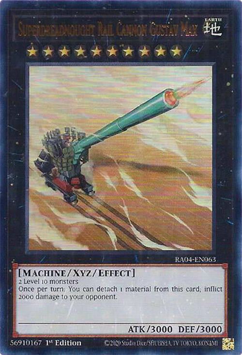 Superdreadnought Rail Cannon Gustav Max [RA04-EN063] Ultra Rare | Gear Gaming Bentonville