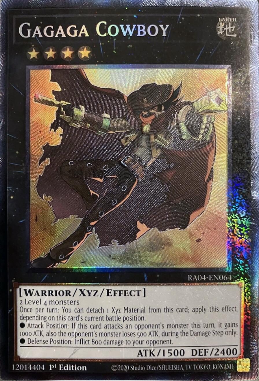 Gagaga Cowboy [RA04-EN064] Prismatic Collector's Rare | Gear Gaming Bentonville
