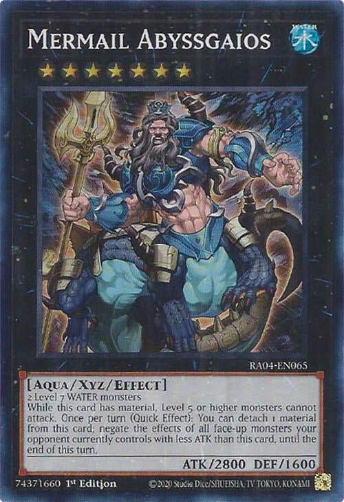 Mermail Abyssgaios [RA04-EN065] Super Rare | Gear Gaming Bentonville