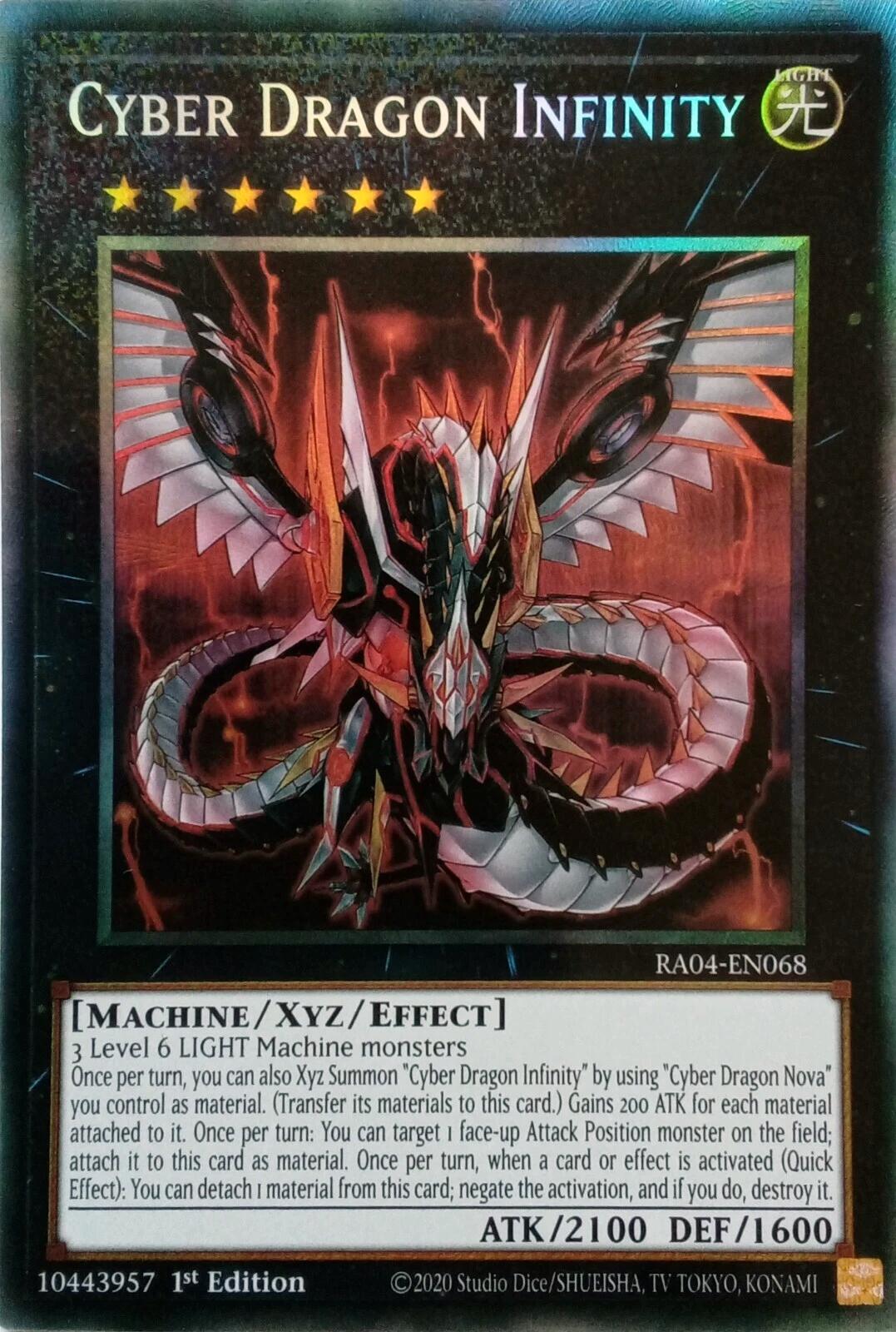 Cyber Dragon Infinity [RA04-EN068] Prismatic Collector's Rare | Gear Gaming Bentonville