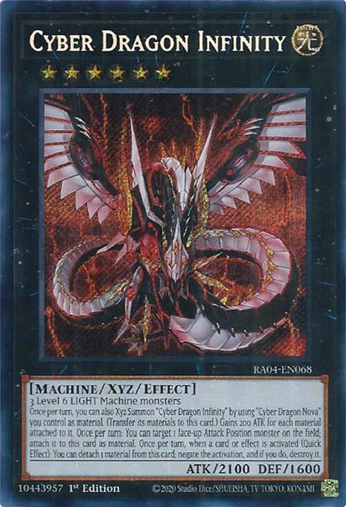 Cyber Dragon Infinity [RA04-EN068] Secret Rare | Gear Gaming Bentonville