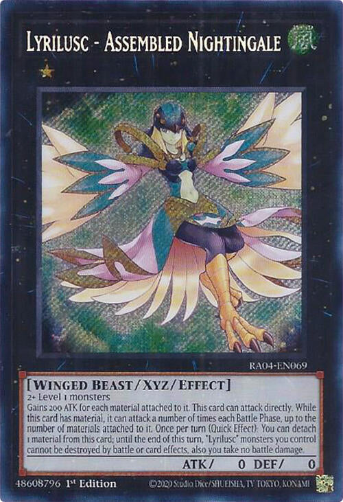 Lyrilusc - Assembled Nightingale [RA04-EN069] Secret Rare | Gear Gaming Bentonville