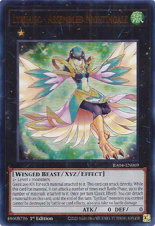 Lyrilusc - Assembled Nightingale [RA04-EN069] Ultra Rare | Gear Gaming Bentonville