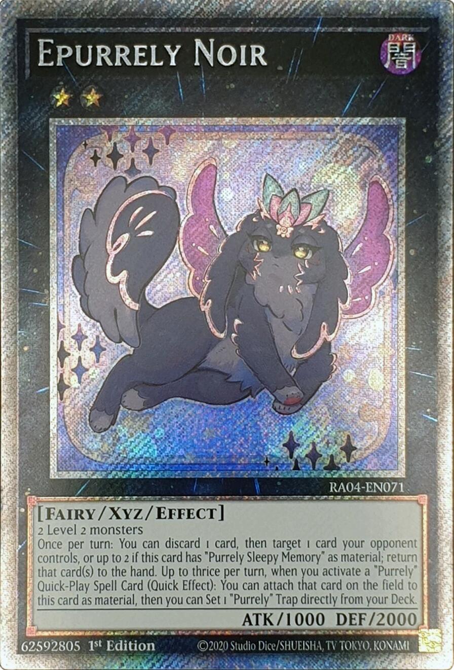 Epurrely Noir [RA04-EN071] Platinum Secret Rare | Gear Gaming Bentonville