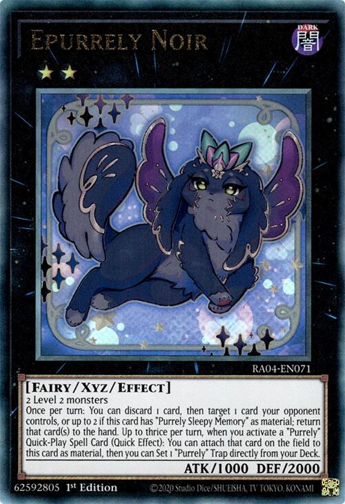 Epurrely Noir [RA04-EN071] Prismatic Ultimate Rare | Gear Gaming Bentonville