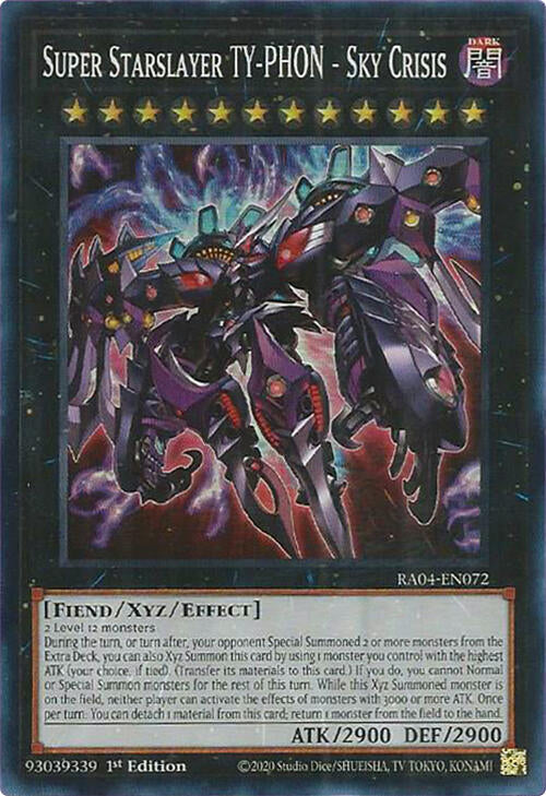 Super Starslayer TY-PHON - Sky Crisis [RA04-EN072] Super Rare | Gear Gaming Bentonville
