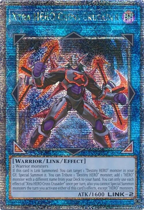 Xtra HERO Cross Crusader [RA04-EN076] Quarter Century Secret Rare | Gear Gaming Bentonville